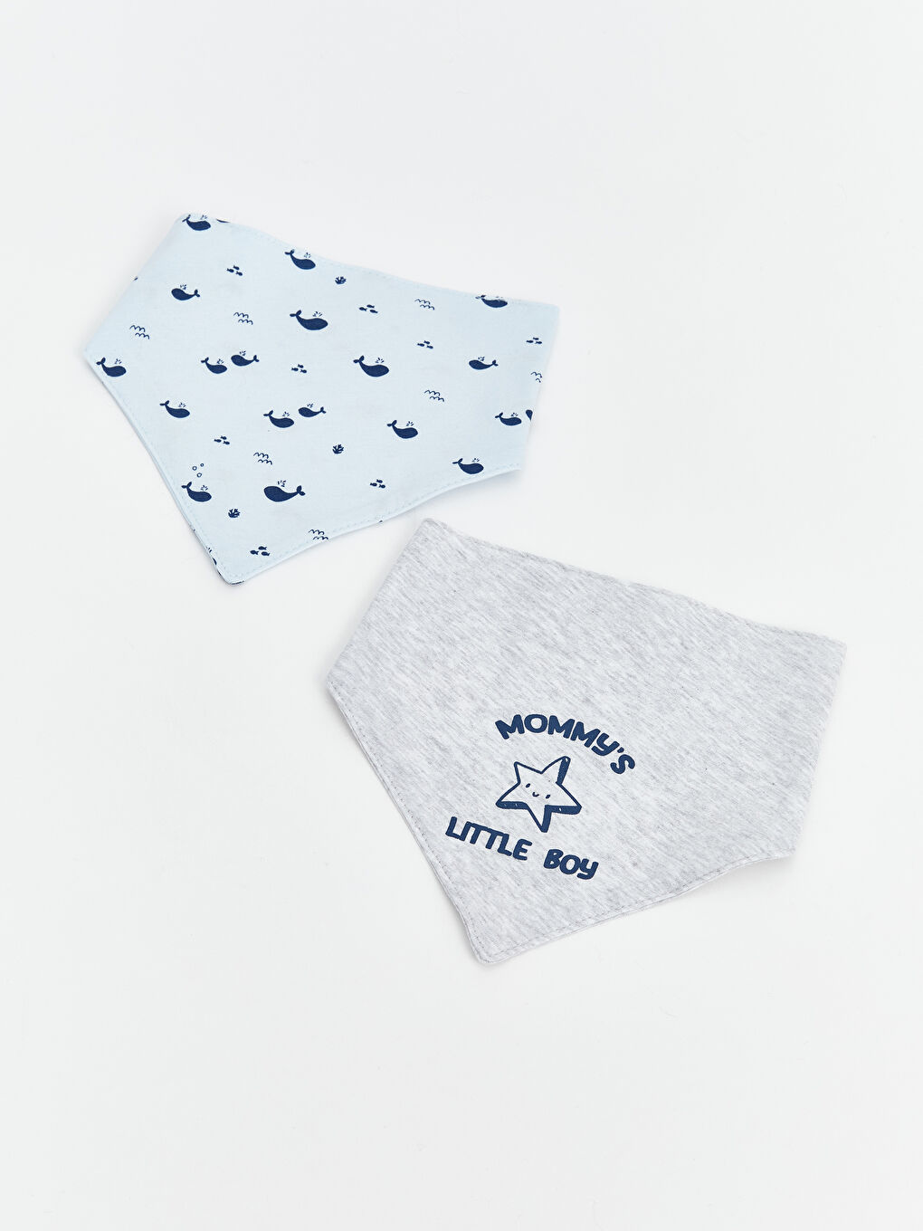 LCW baby Baskılı Erkek Bebek Mama Önlüğü 2'li -S58849Z1-847