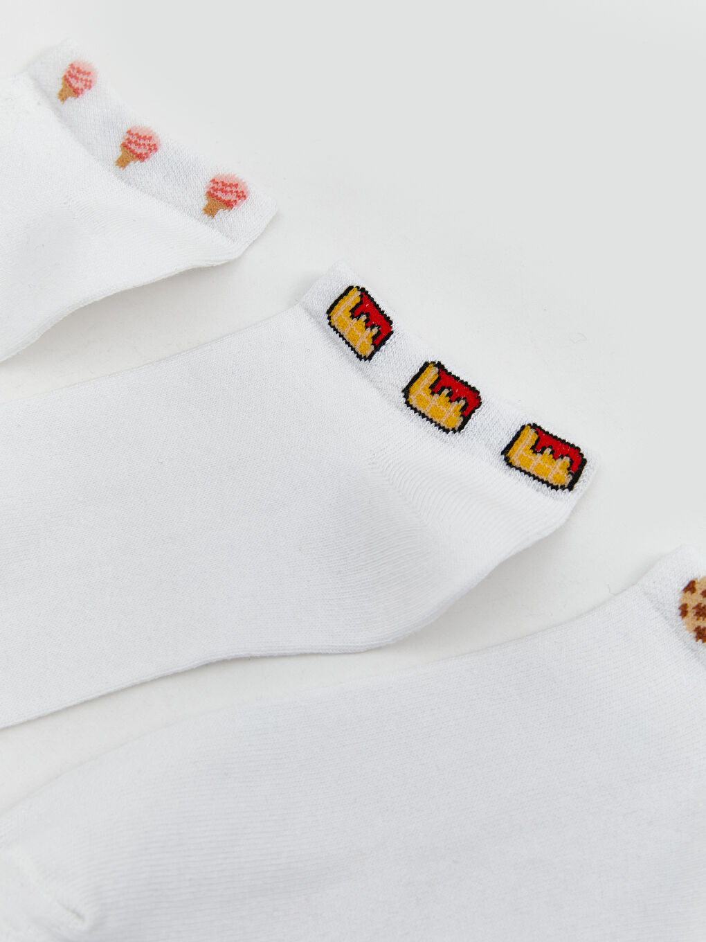 ნაბეჭდი ქალებისთვის სპორტული წინდები 5-ცალიანი პაკეტი-1