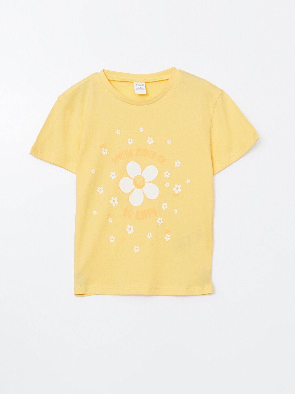Printed Floral Girls' T-Shirt 2 Pack -S58998Z1-FXD