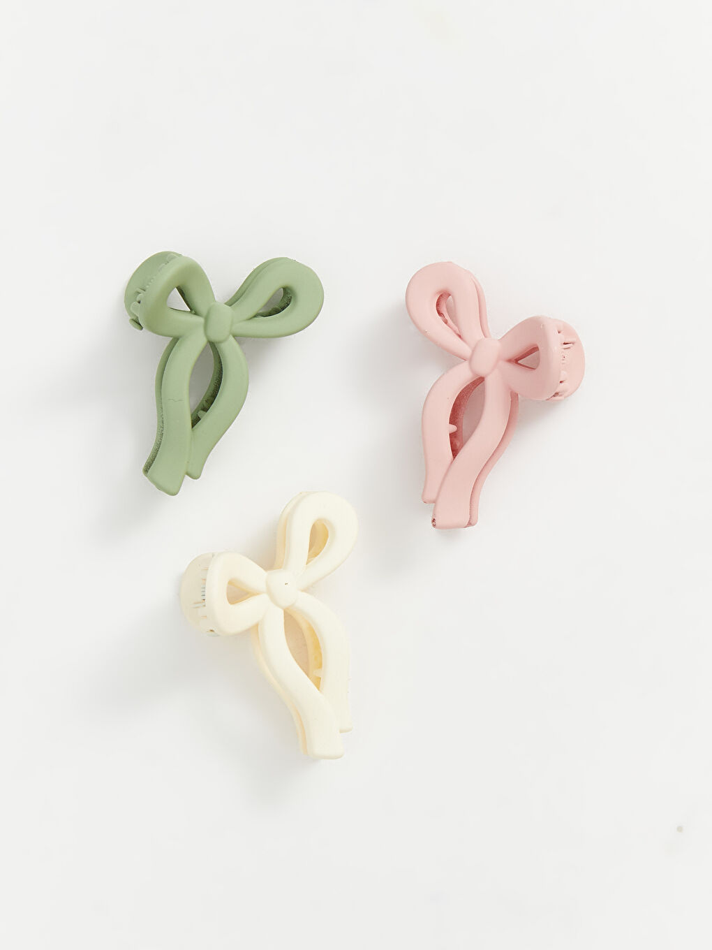Bow Detailed Women's Hair Clip Set 3-pack -S59065Z8-M0T