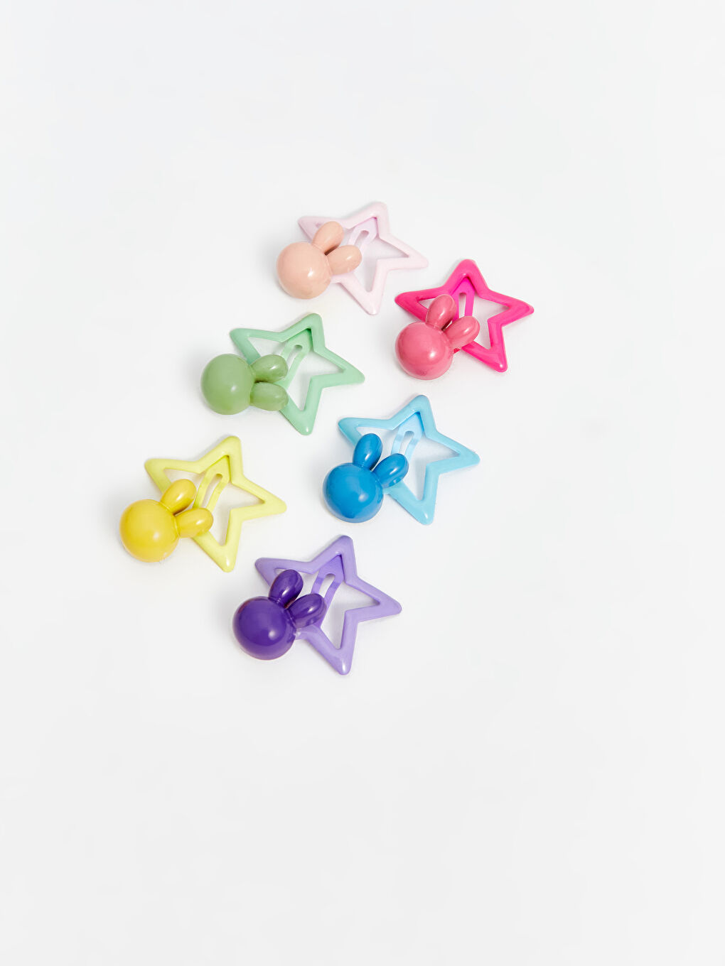 LCW ACCESSORIES Karışık Kız Çocuk Toka Seti 6'lı