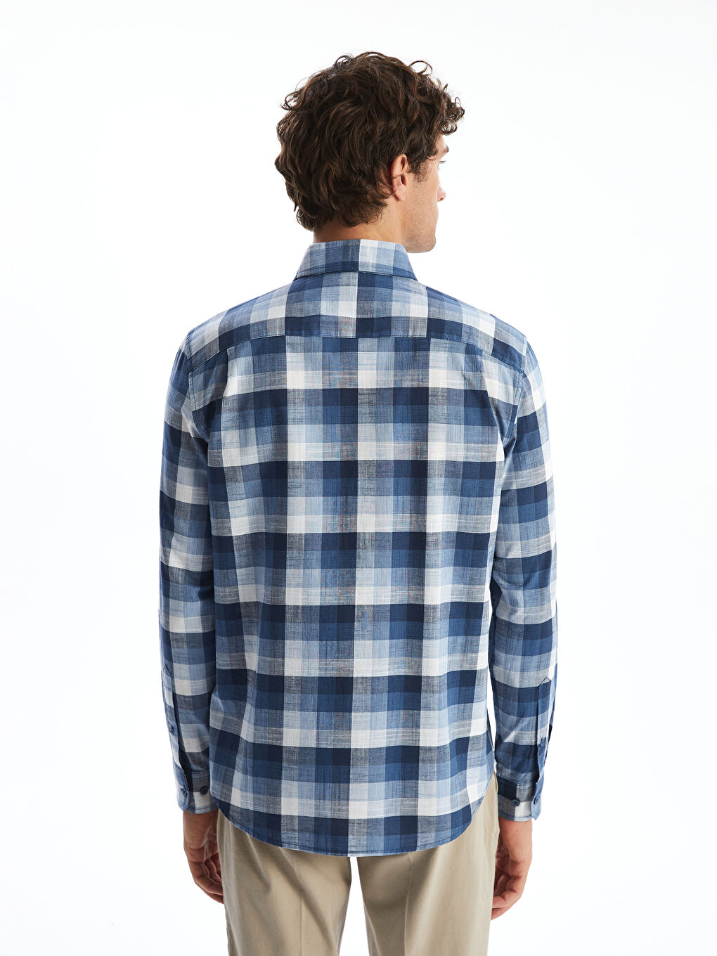 LCWAIKIKI Classic Regular Fit Men's Shirt -S59113Z8-LMR
