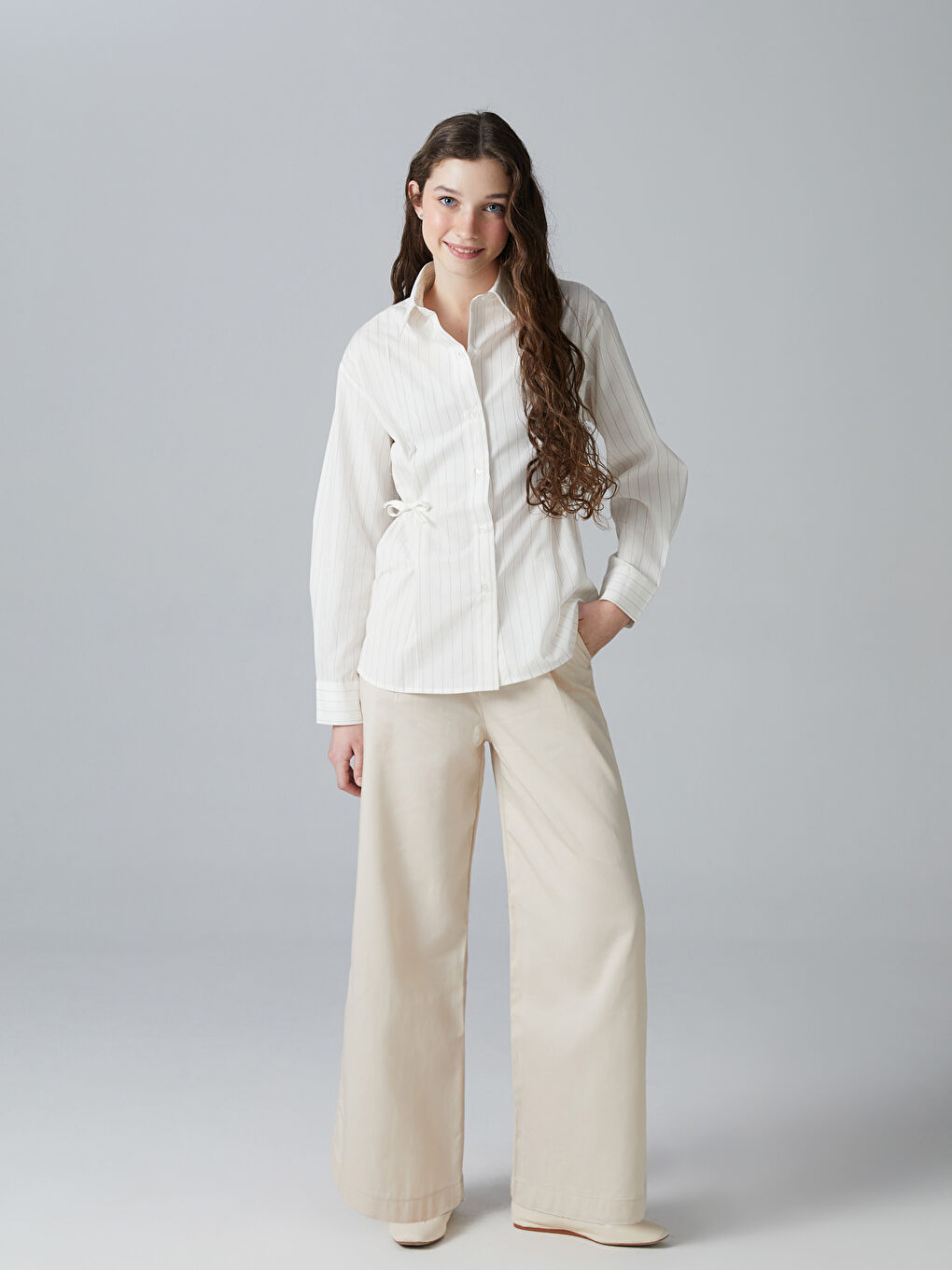 Teenage Girl BEIGE Trousers -S59122Z4-RMT