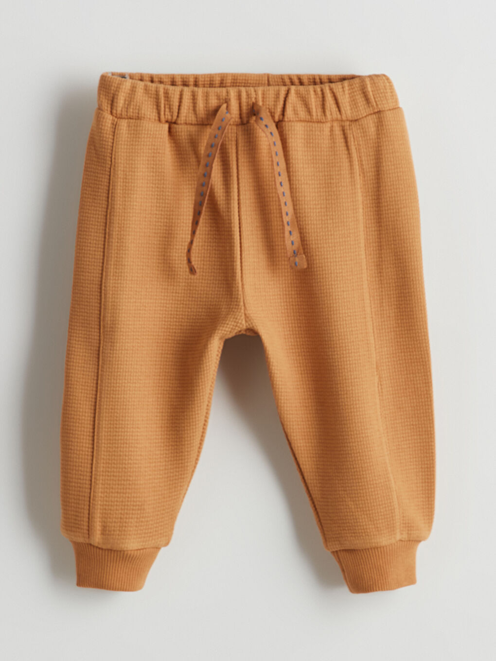 Bej Beli Lastikli Erkek Bebek Jogger Eşofman Altı