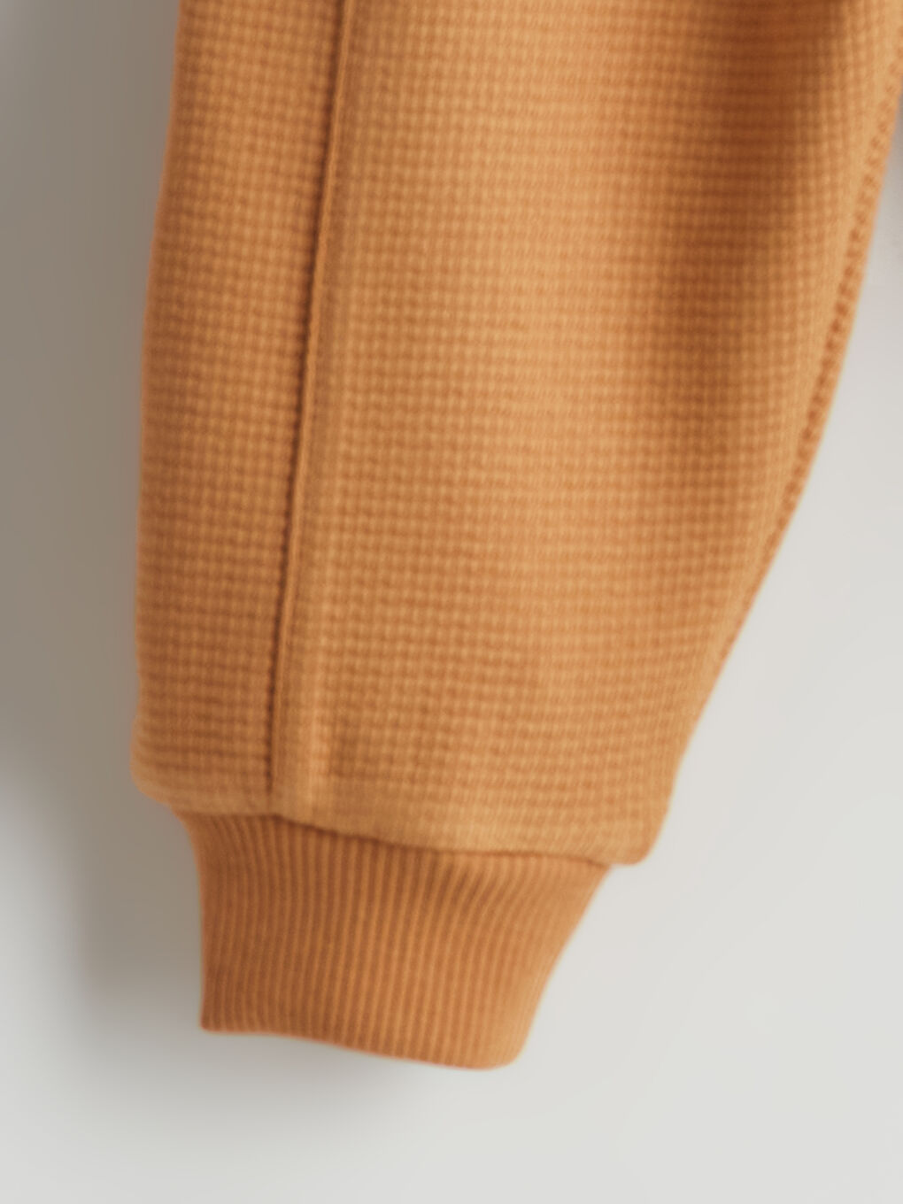 Bej Beli Lastikli Erkek Bebek Jogger Eşofman Altı-2