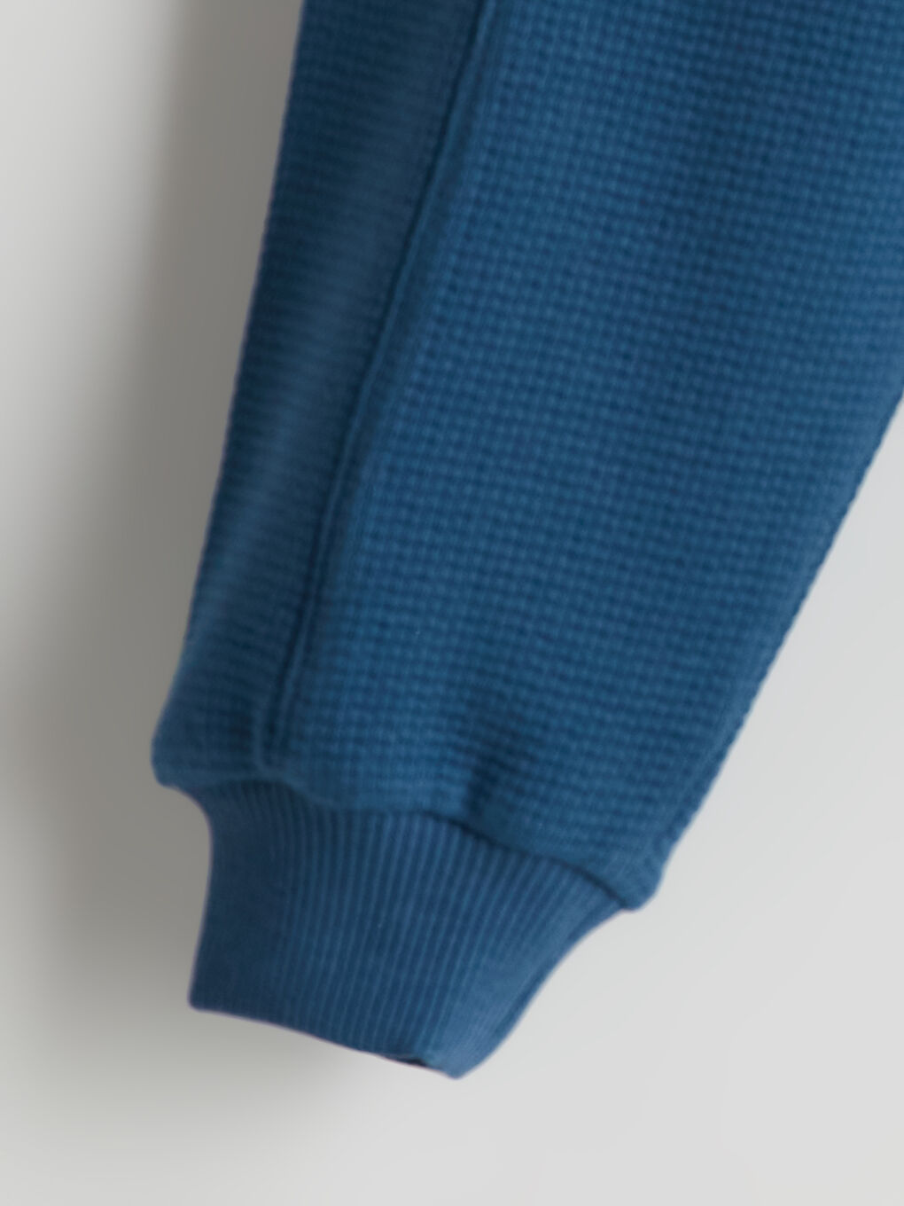 Lacivert Beli Lastikli Erkek Bebek Jogger Eşofman Altı-1