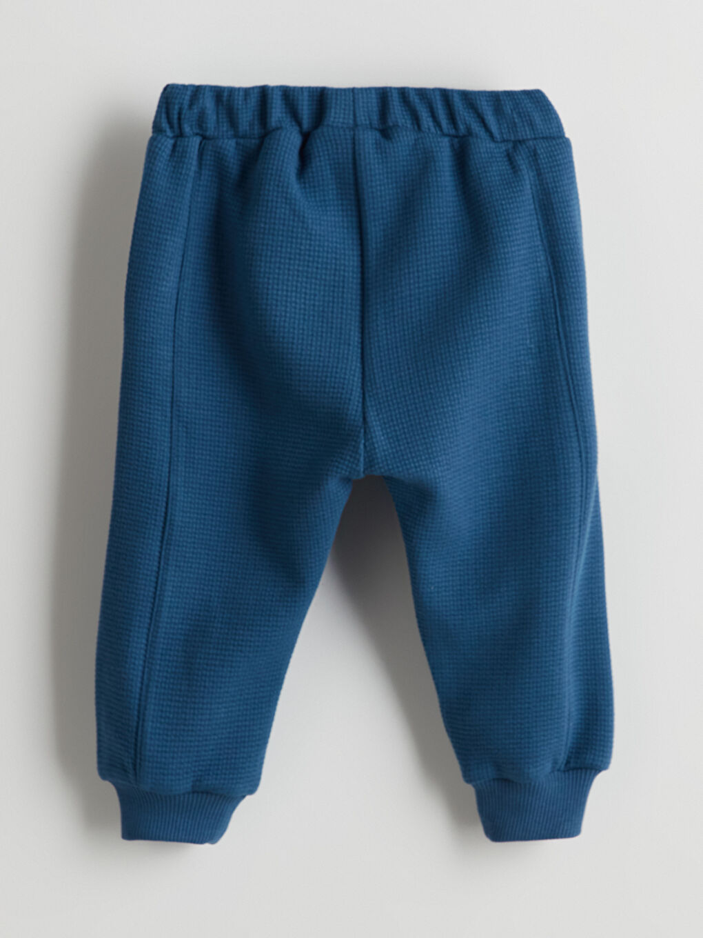 Lacivert Beli Lastikli Erkek Bebek Jogger Eşofman Altı-2