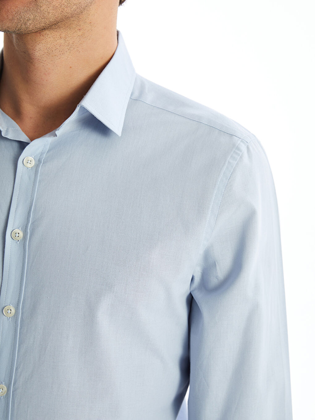 Regular Fit Long Sleeve Men's Shirt -S59143Z8-DLZ