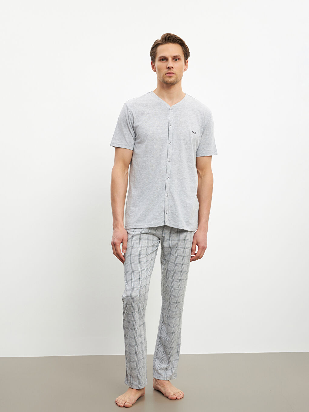 Standard Fit Men's Pajama Set -S59153Z8-LAL