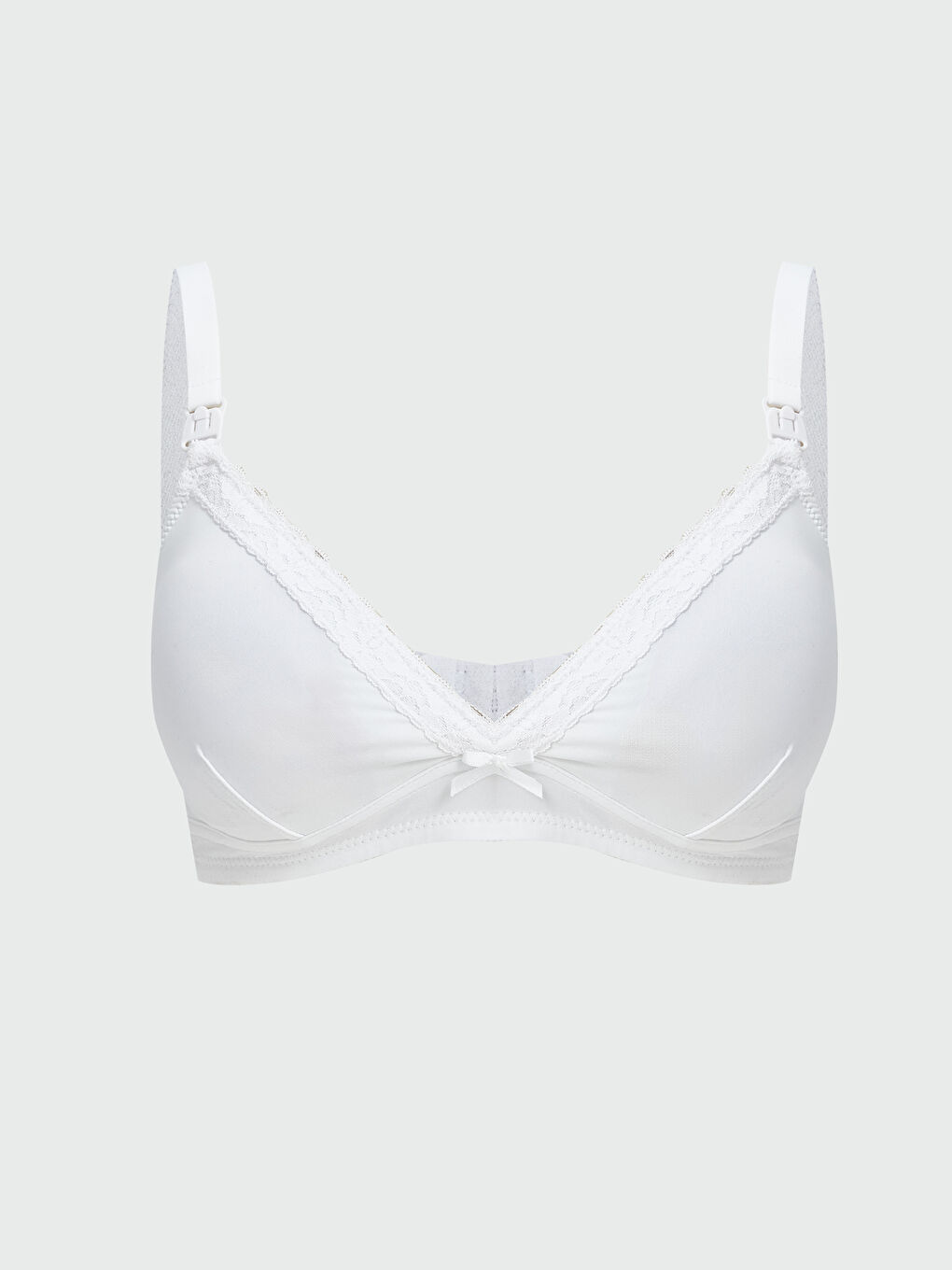 Non-Wired Non-Padded Lace Detail Nursing Bra -S59159Z8-FFB