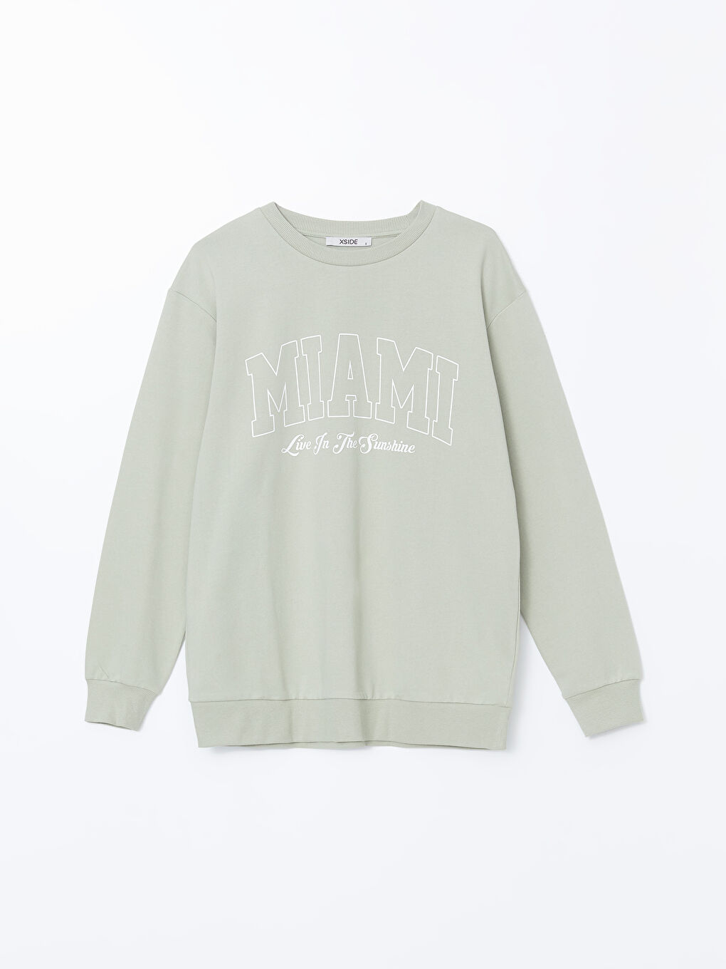 XSIDE Crew Neck Miami Printed Women's Sweatshirt -S59163Z8-Y0W
