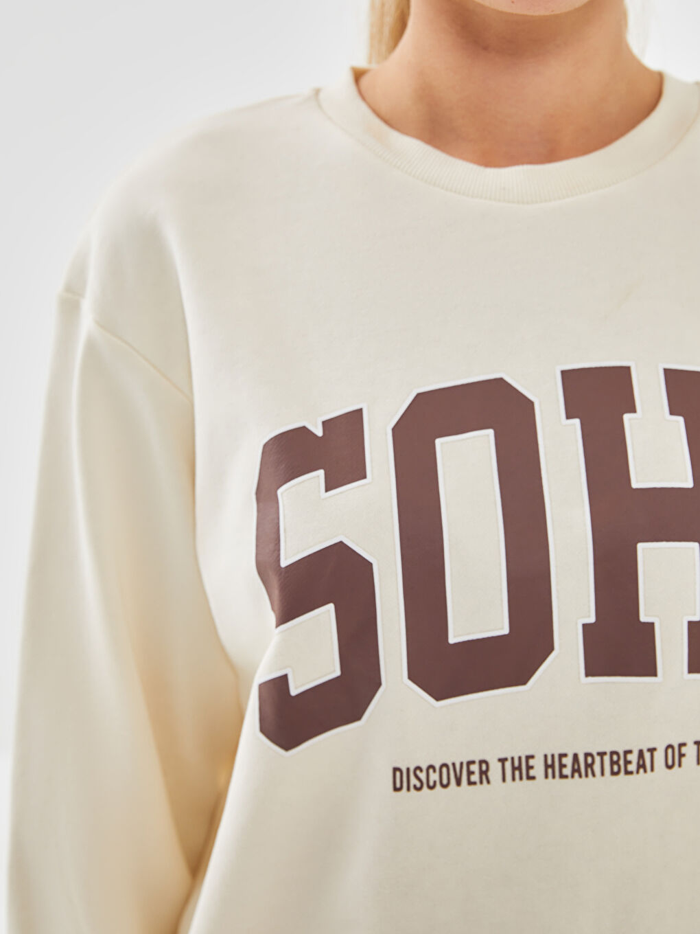 XSIDE Crew Neck Soho Printed Women's Sweatshirt -S59173Z8-YXD