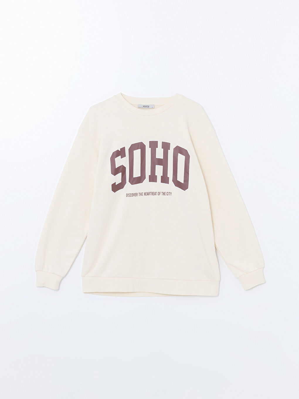 XSIDE Crew Neck Soho Printed Women's Sweatshirt -S59173Z8-YXD