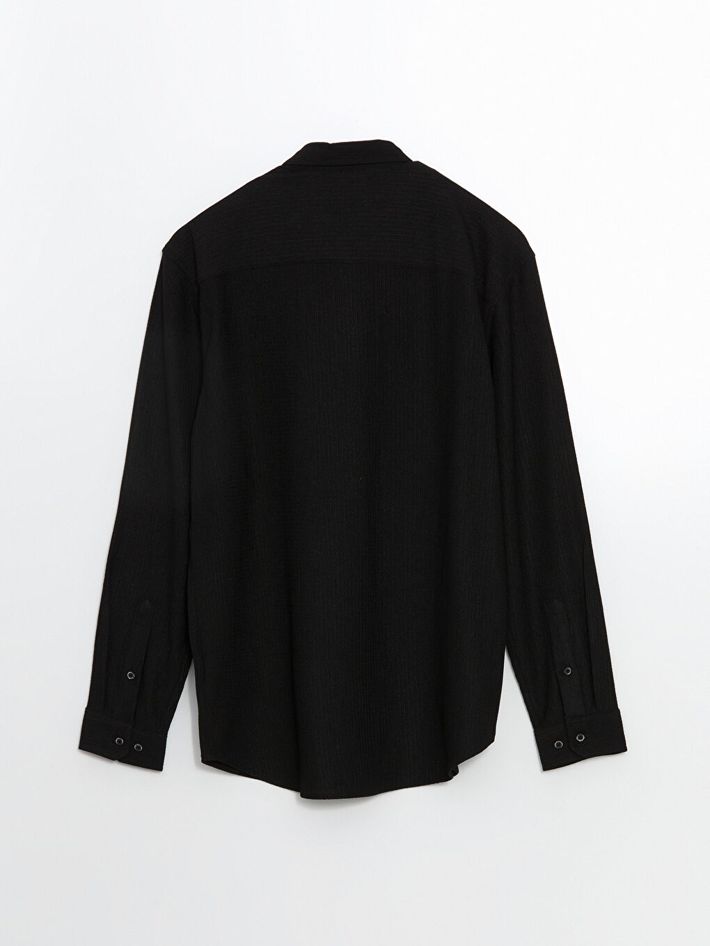 قميص رجالي كم طويل بقصة عادية-5