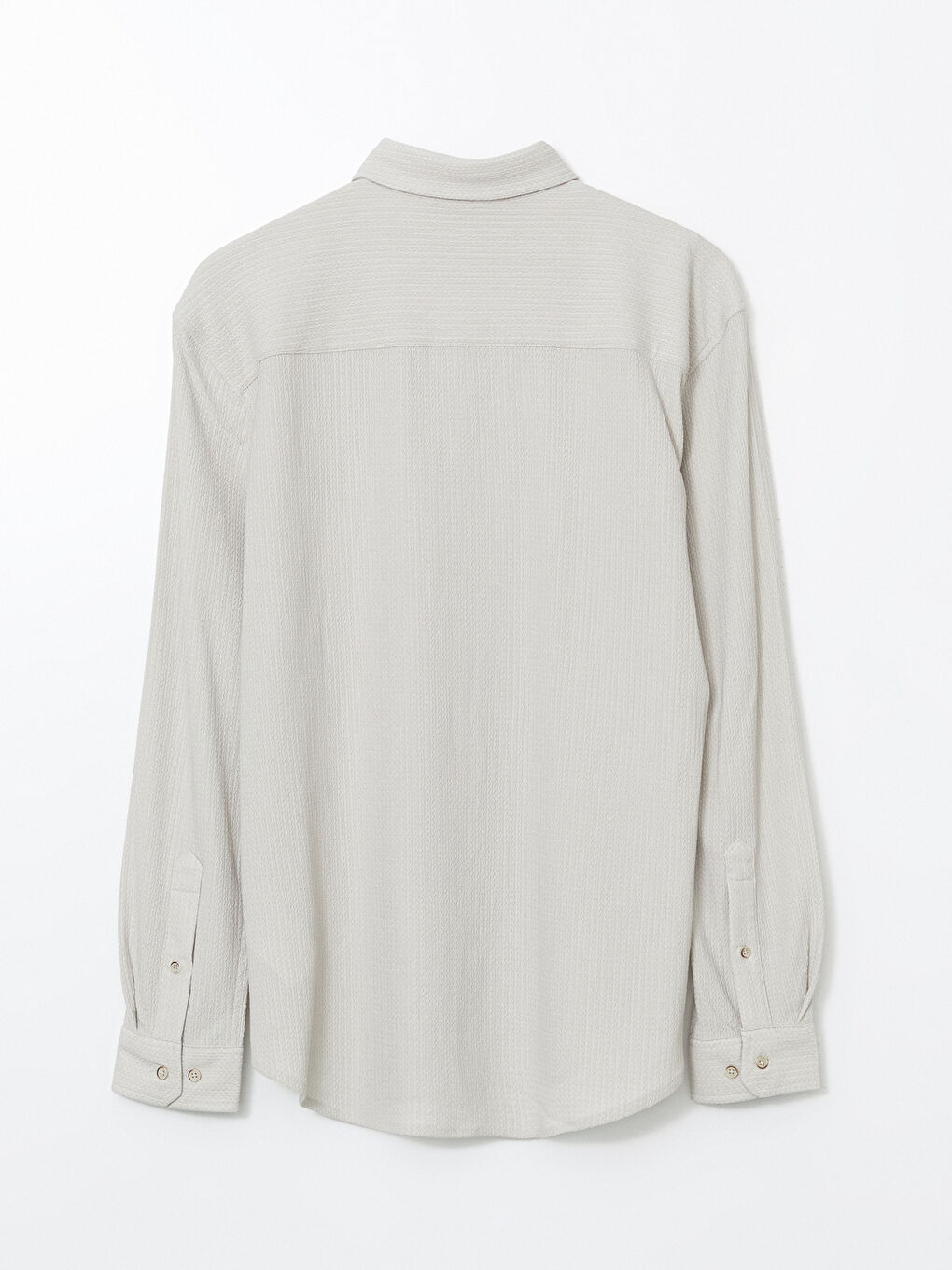 Regular Fit Long Sleeve Men's Shirt-5