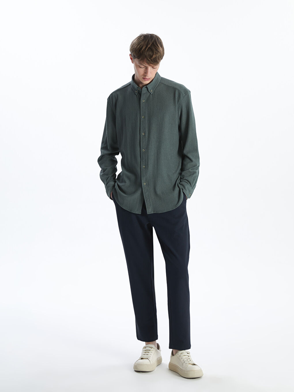 قميص مُحبحب للرجال-1