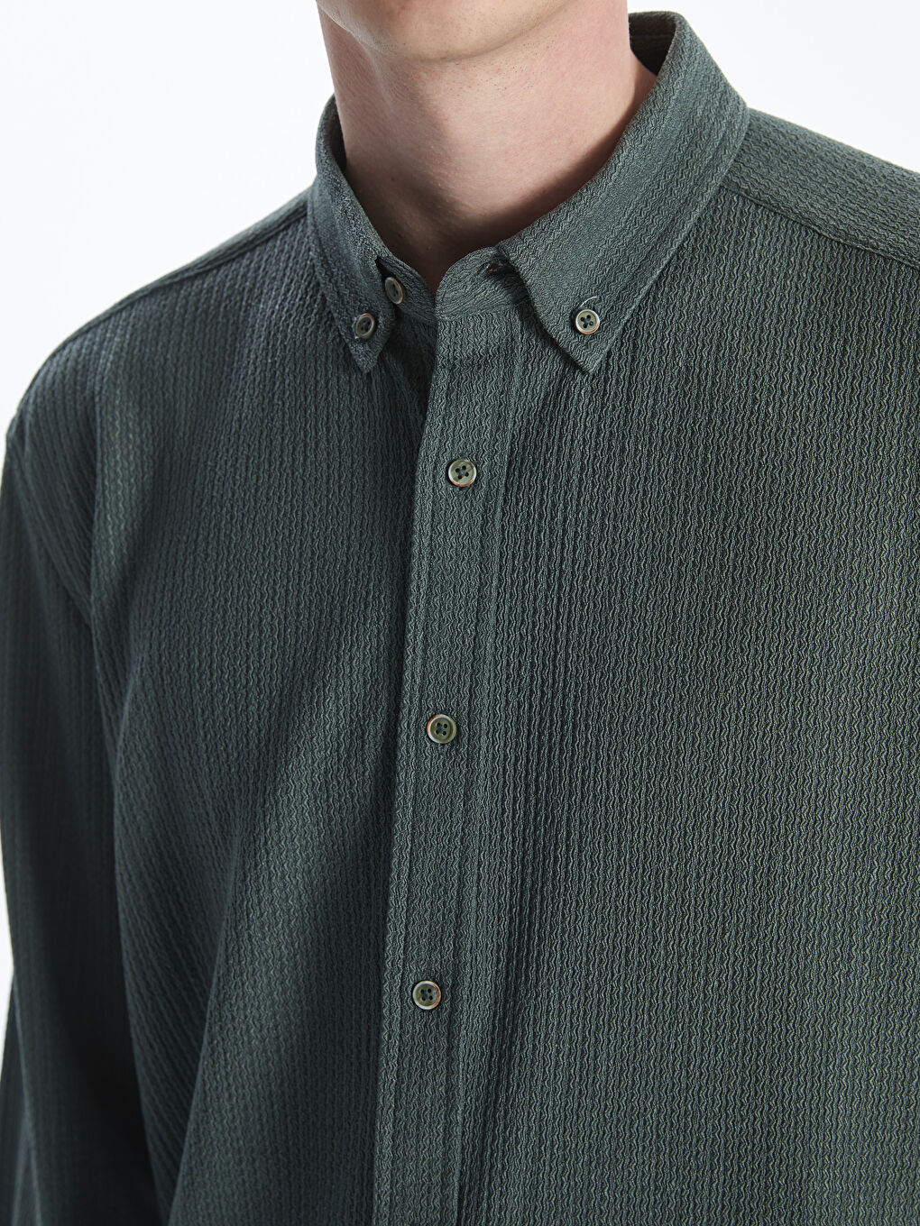 قميص مُحبحب للرجال-2