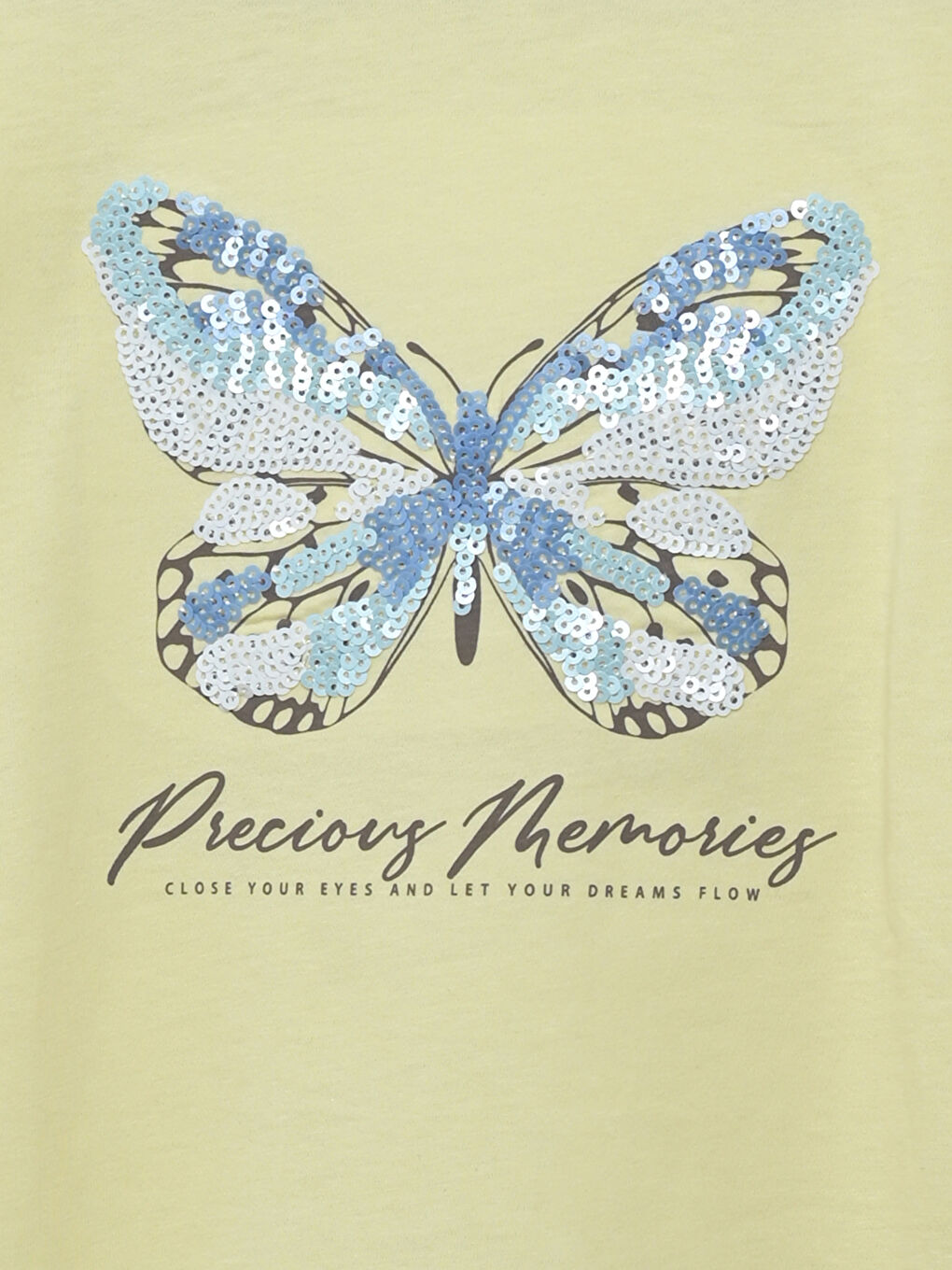 تيشيرت للبنات برقبة دائرية مطرز-2