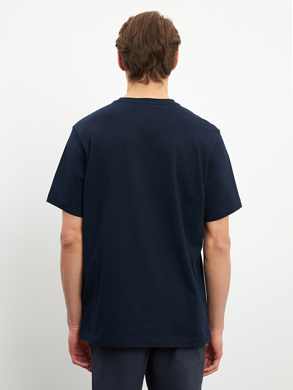 T-shirt En Jersey Imprimé À Col Rond Pour Hommes-2