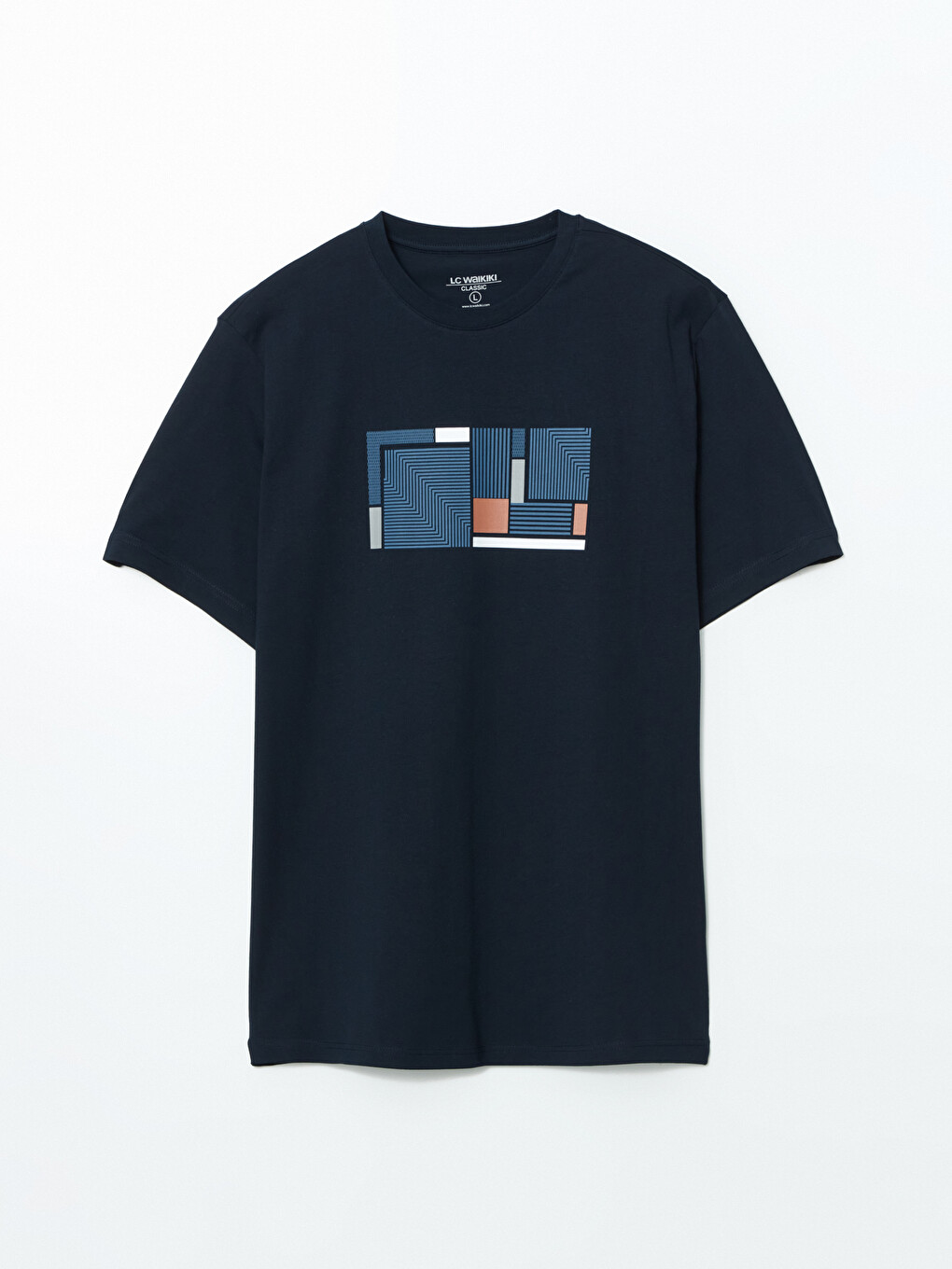 T-shirt En Jersey Imprimé À Col Rond Pour Hommes-3