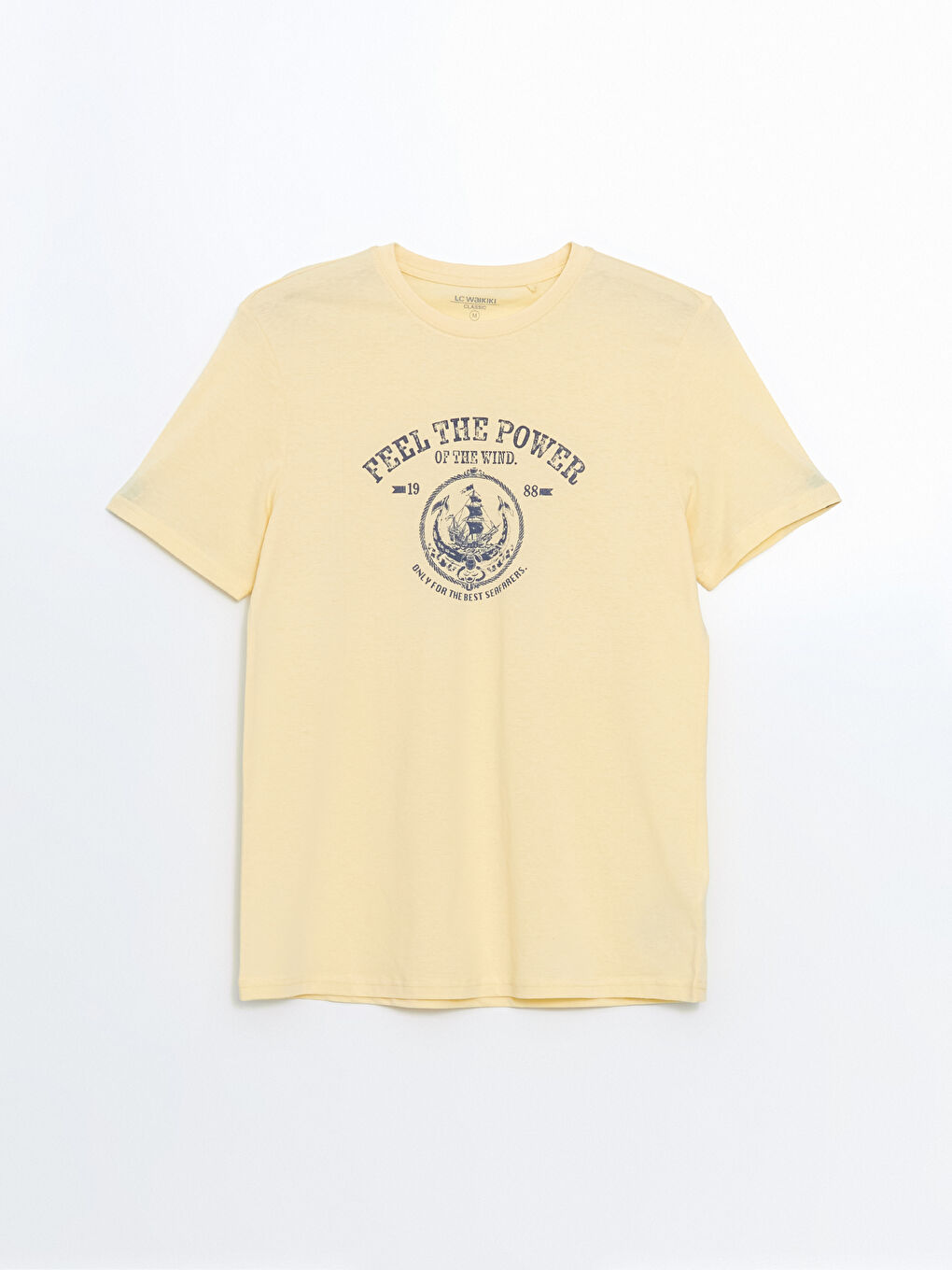 Crew Neck Printed Jersey Men's T-Shirt -S59224Z8-FDS