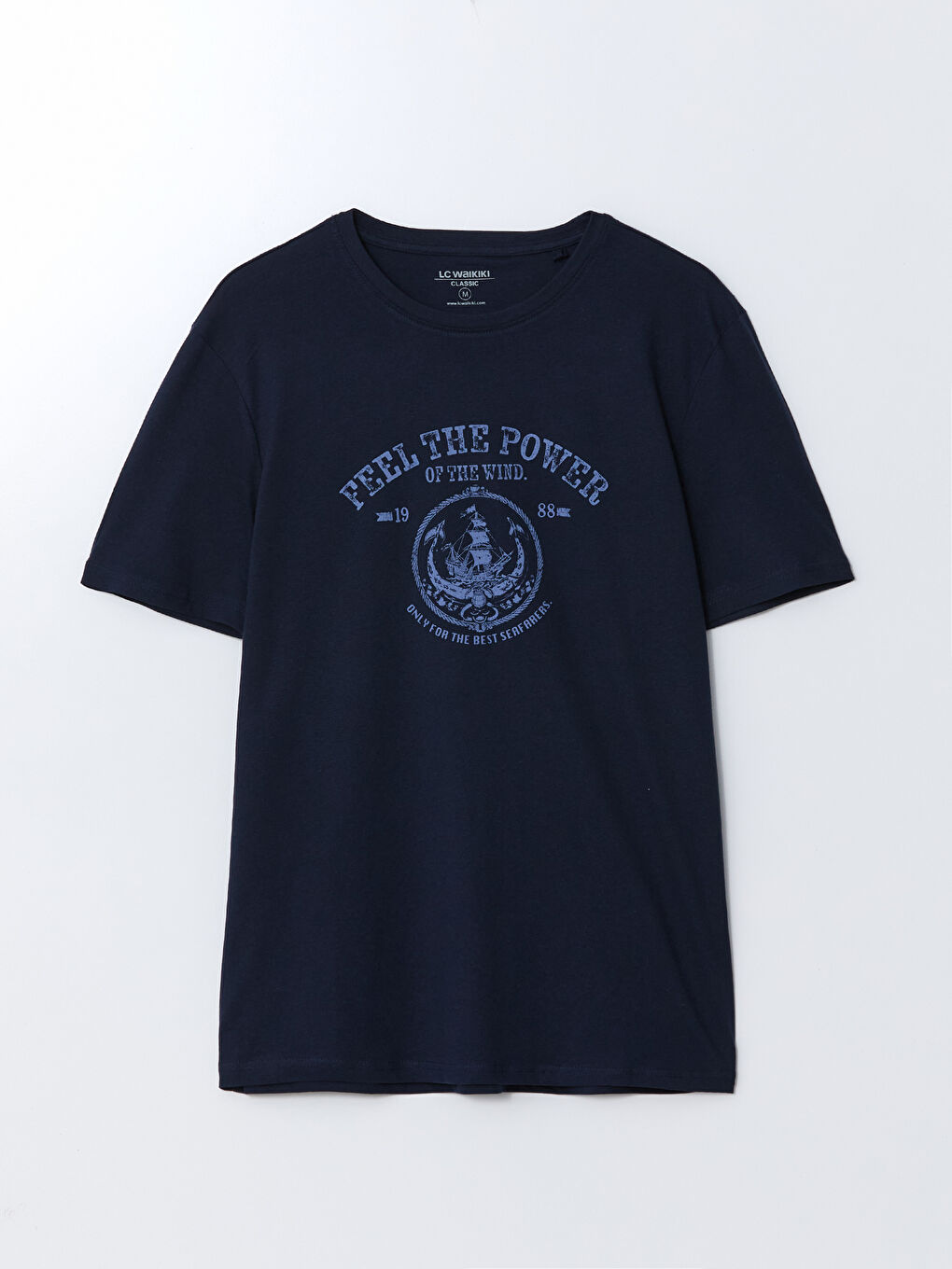 Crew Neck Printed Jersey Men's T-Shirt -S59224Z8-NOO