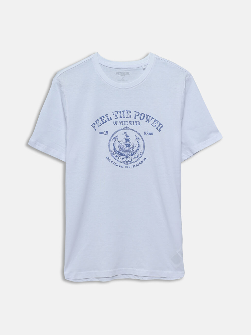Crew Neck Printed Men's T-Shirt -S59224Z8-Q6K