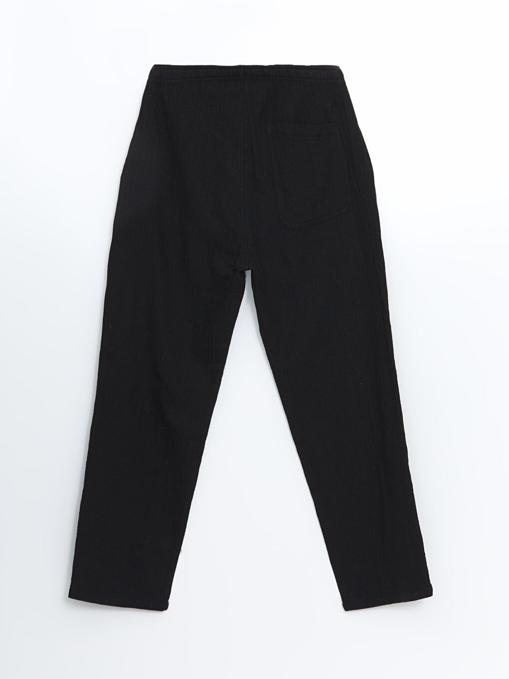 Loose Fit Muslin Drawstring Men's Trousers-5