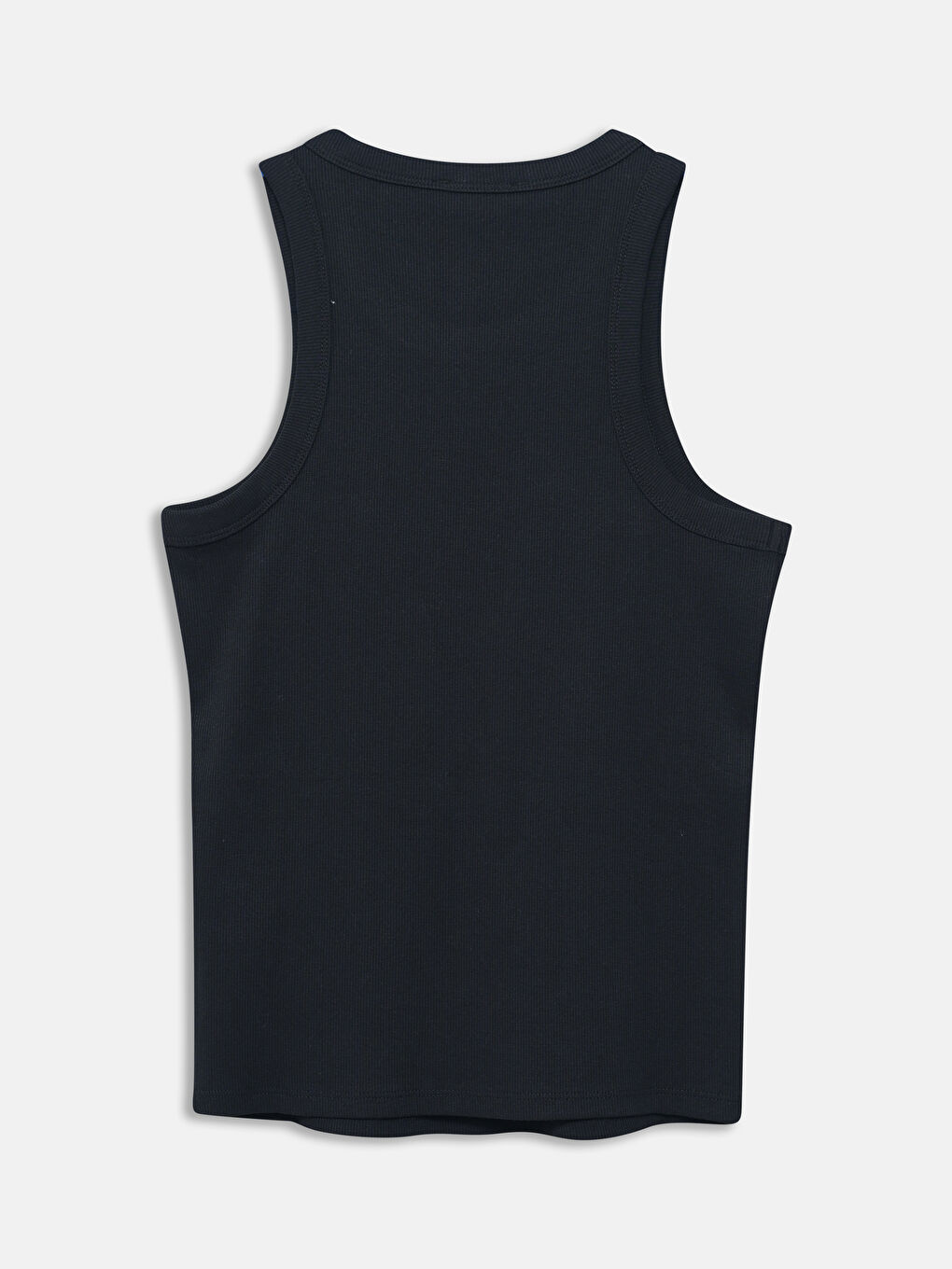 Siyah Bisiklet Yaka Dokulu Kadın Atlet-4