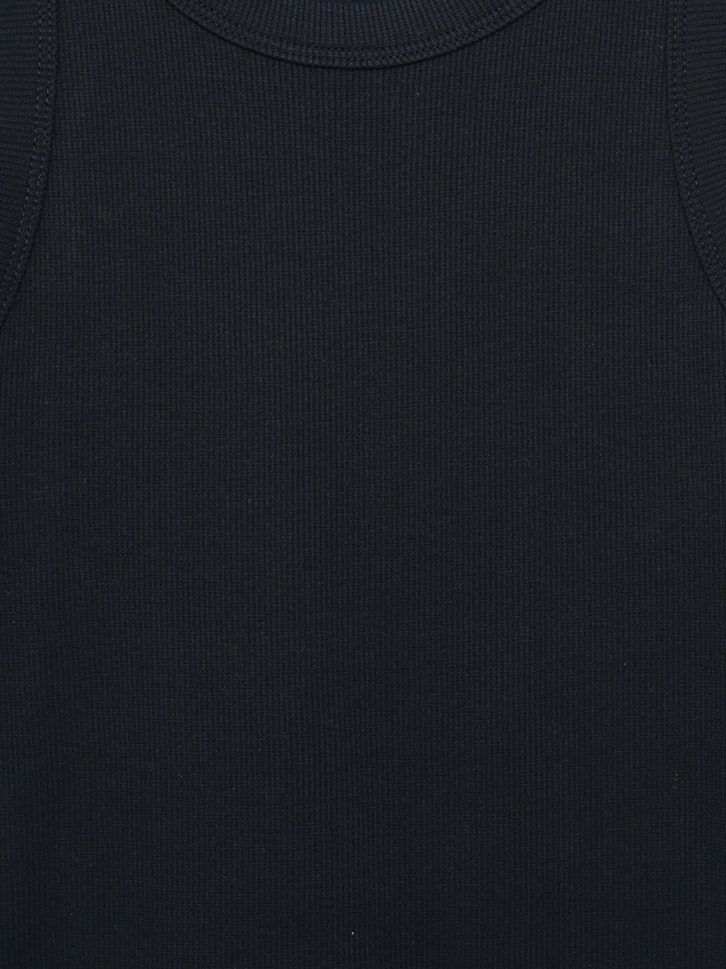 Siyah Bisiklet Yaka Dokulu Kadın Atlet-6