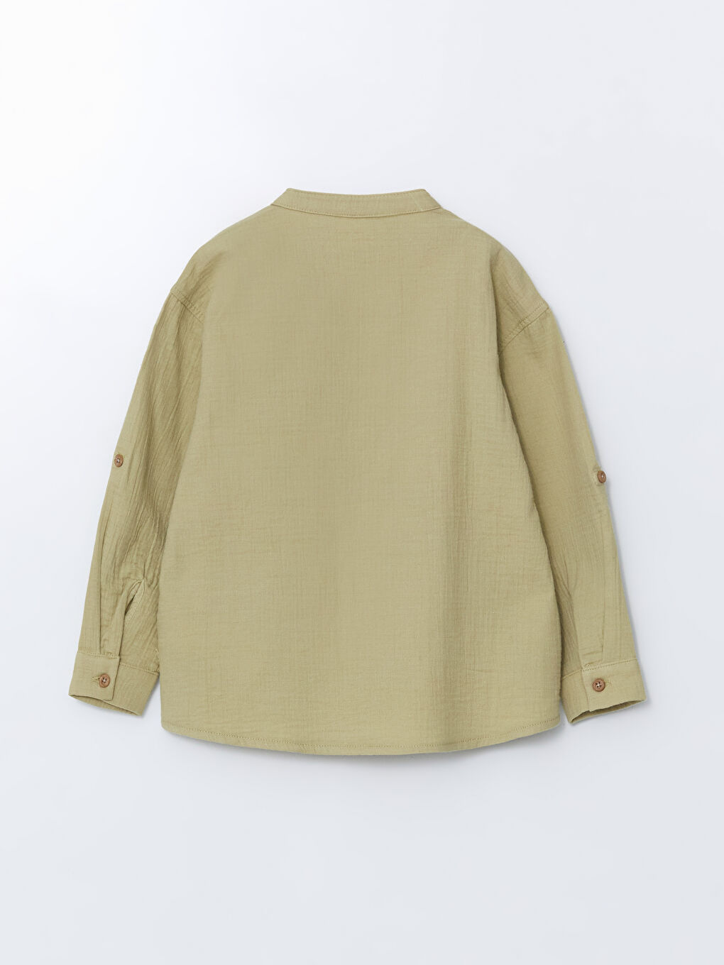 Grandad Collar Basic Boys' Shirt -S59257Z1-FHW