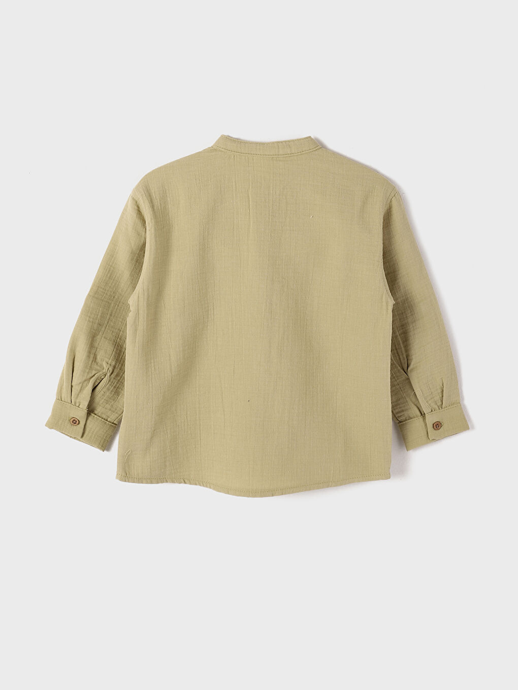 Grandad Collar Basic Boys' Shirt -S59257Z1-FHW
