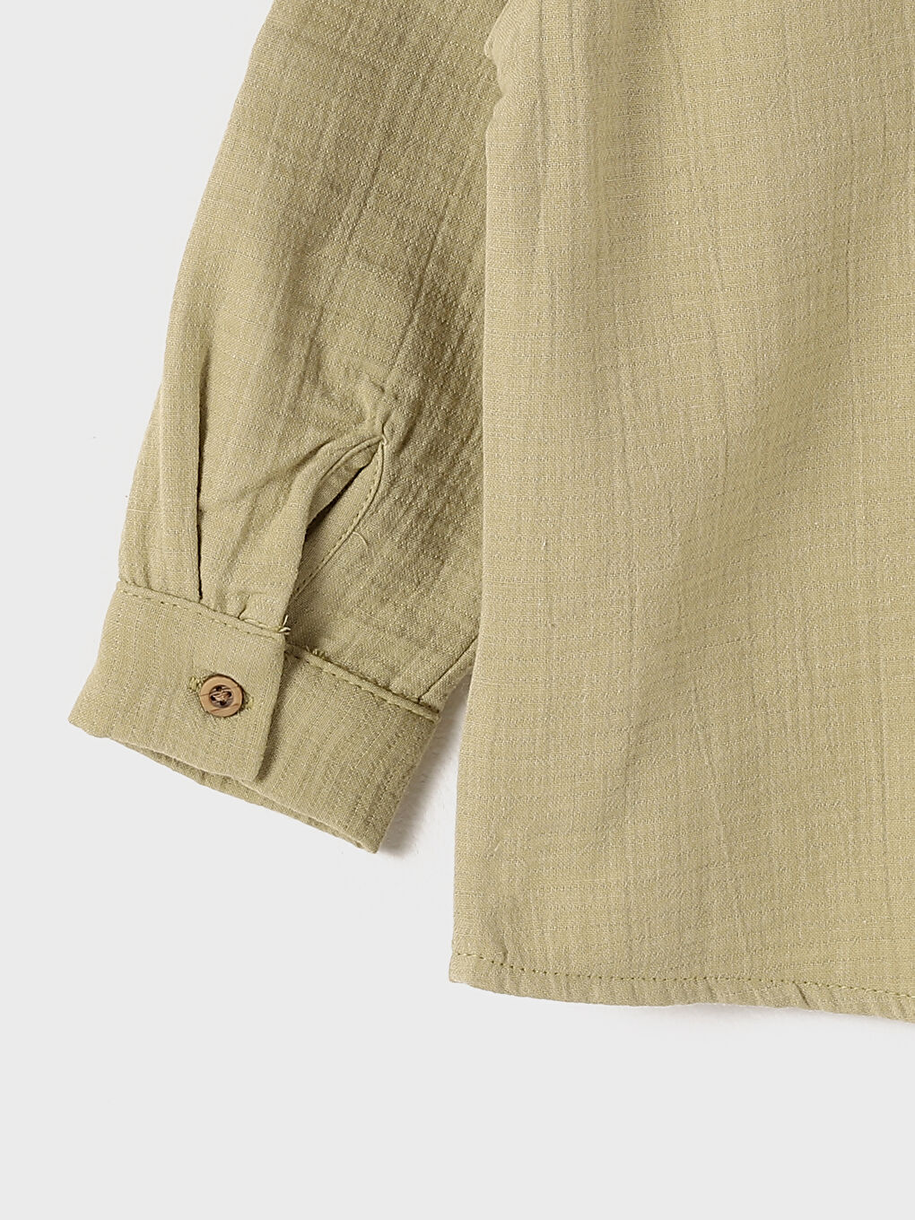 Grandad Collar Basic Boys' Shirt -S59257Z1-FHW