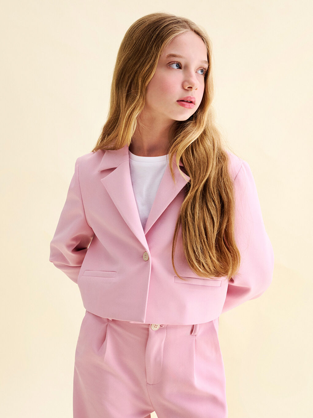 Girls' Blazer Jacket -S59266Z4-YU0
