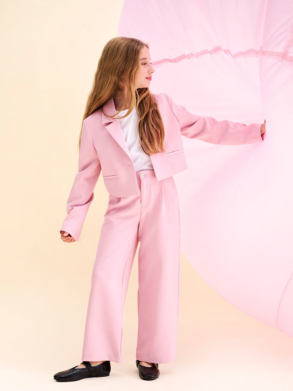 Girls' Blazer Jacket -S59266Z4-YU0