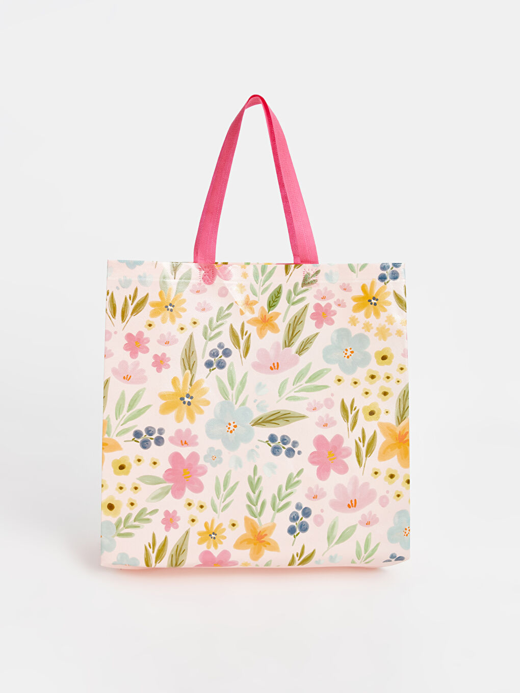 Floral Printed Shopping Bag -S59271Z8-M0T