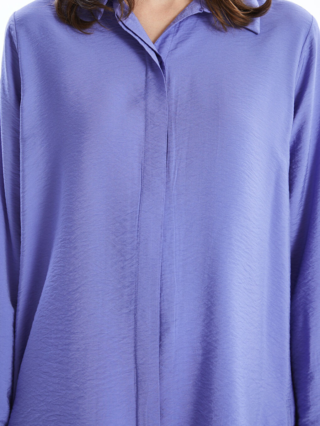 Textured Women's Shirt Tunic -S59318Z8-VE0