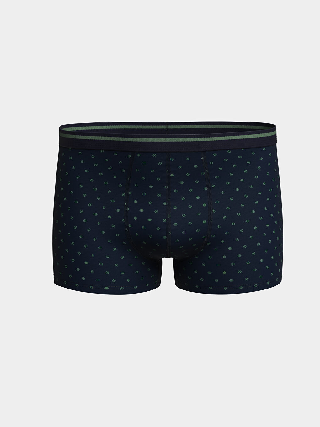 Yeşil Standart Kalıp Pamuklu Esnek Erkek Boxer