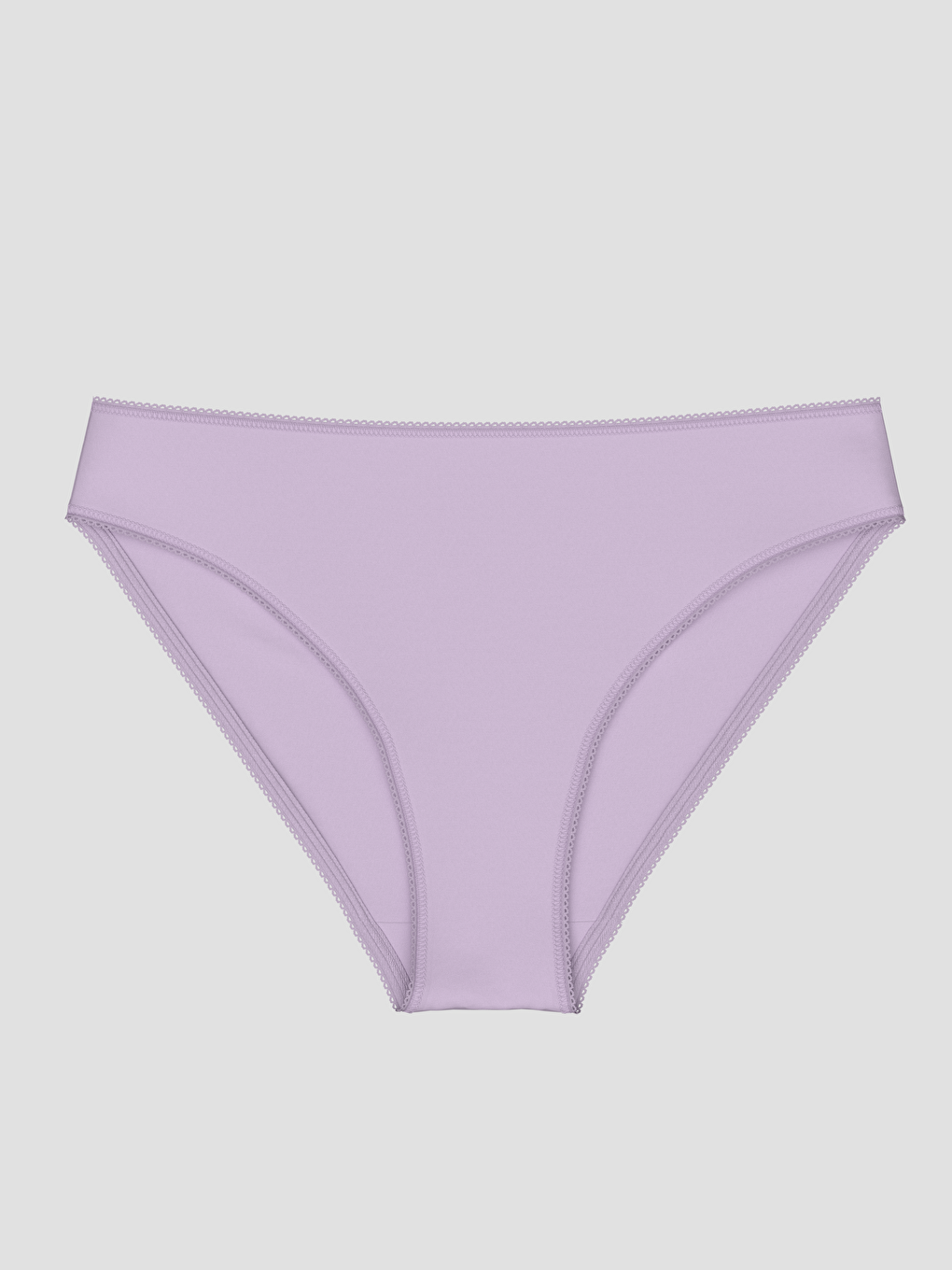 Lila Fisto Detaylı Bikini Külot
