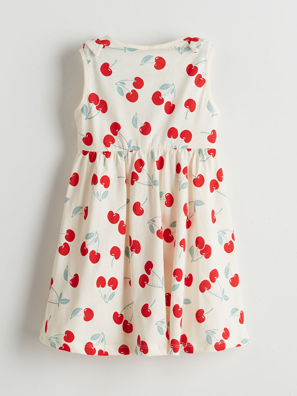Printed Jersey Ruffled Girls' Dress -S59389Z1-LRA