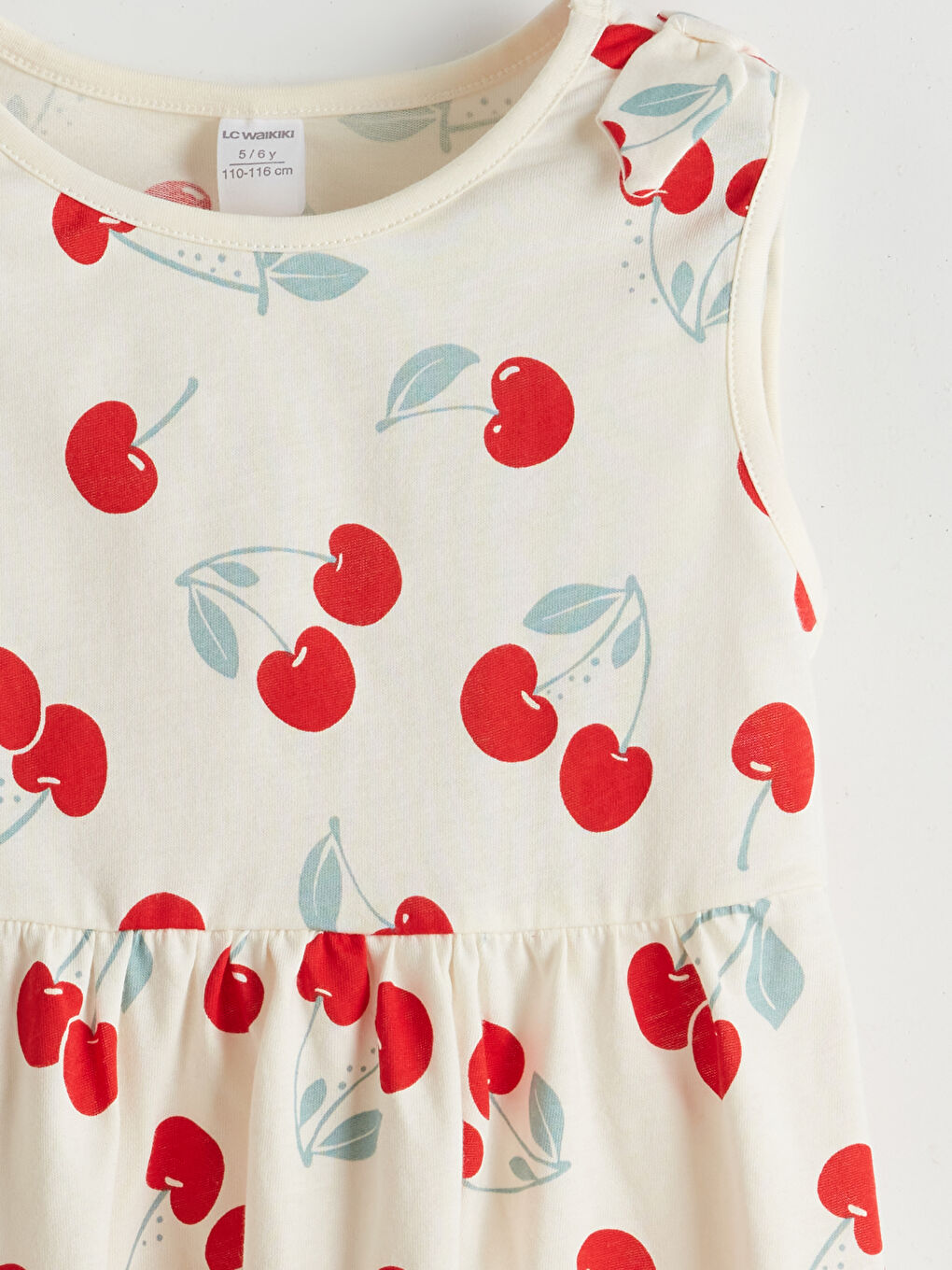 Printed Jersey Ruffled Girls' Dress -S59389Z1-LRA