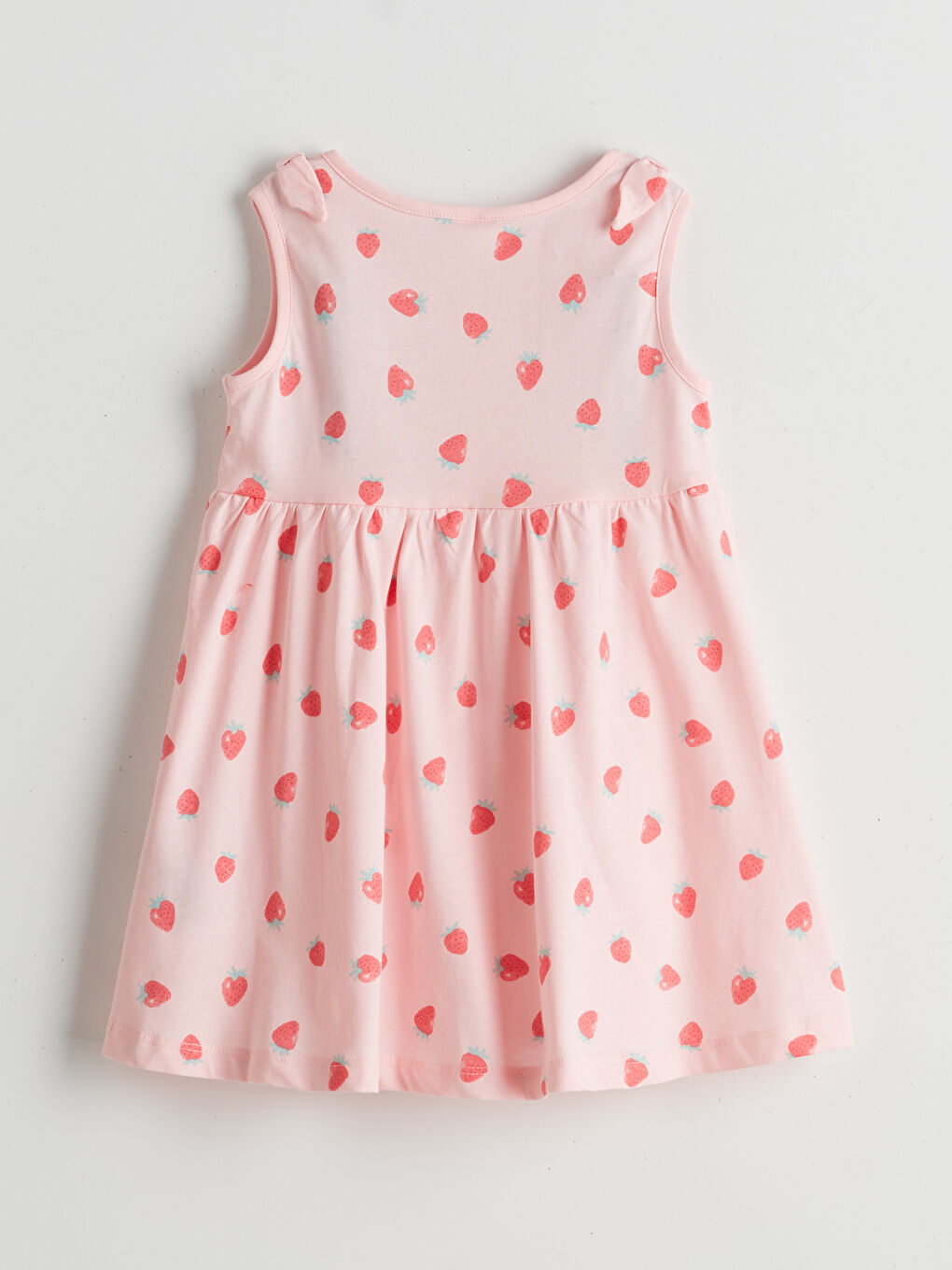 Printed Jersey Ruffled Girls' Dress -S59389Z1-LT4