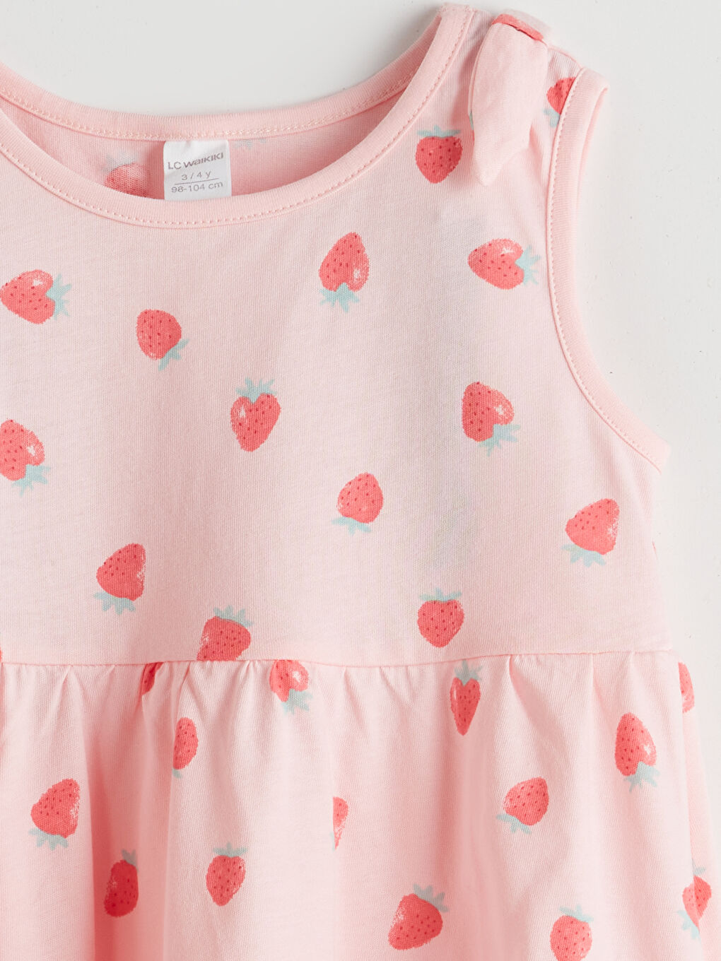 Printed Jersey Ruffled Girls' Dress -S59389Z1-LT4