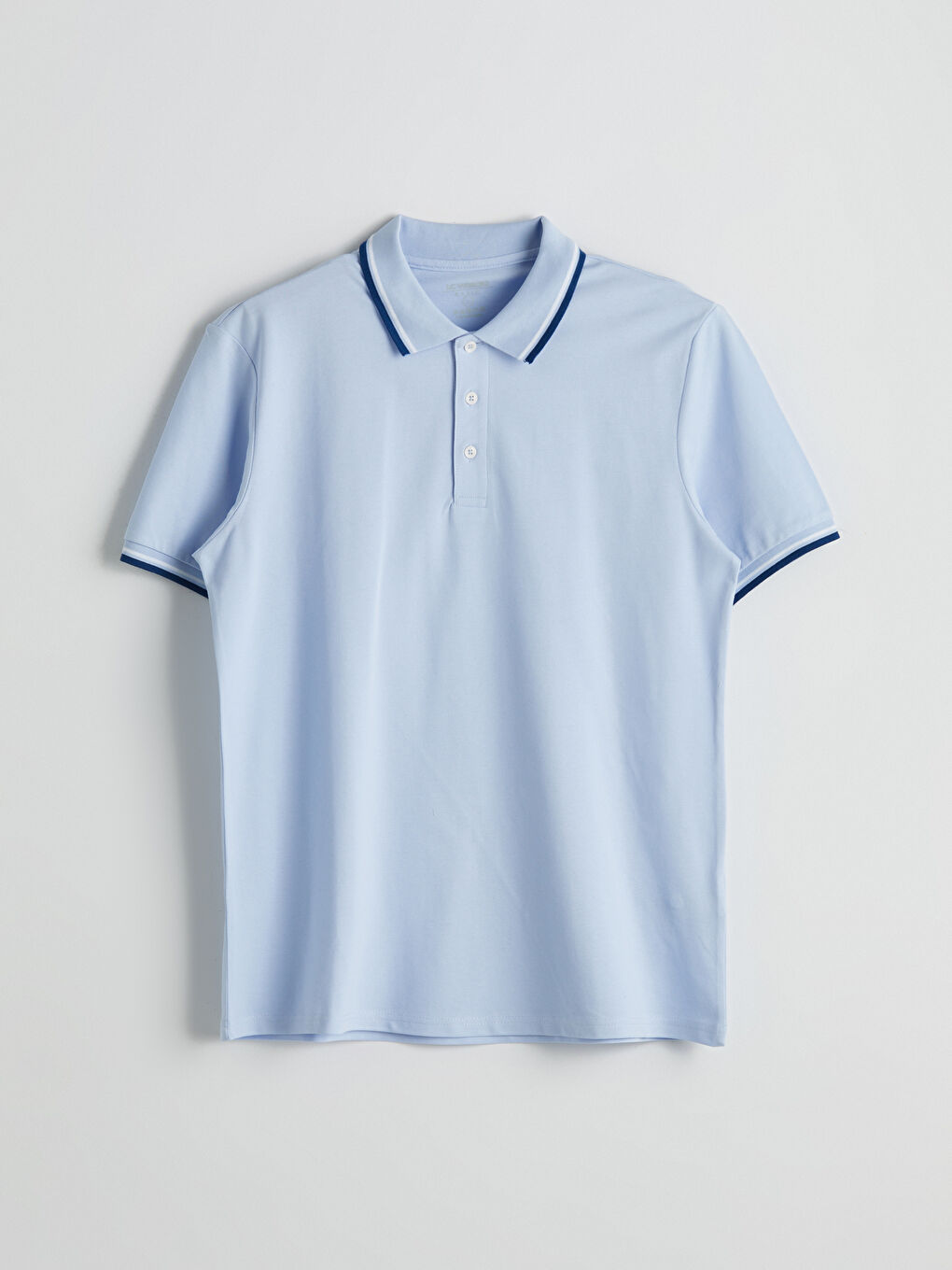 تي شيرت بياقة بولو كم قصير بيكيه للرجال-4