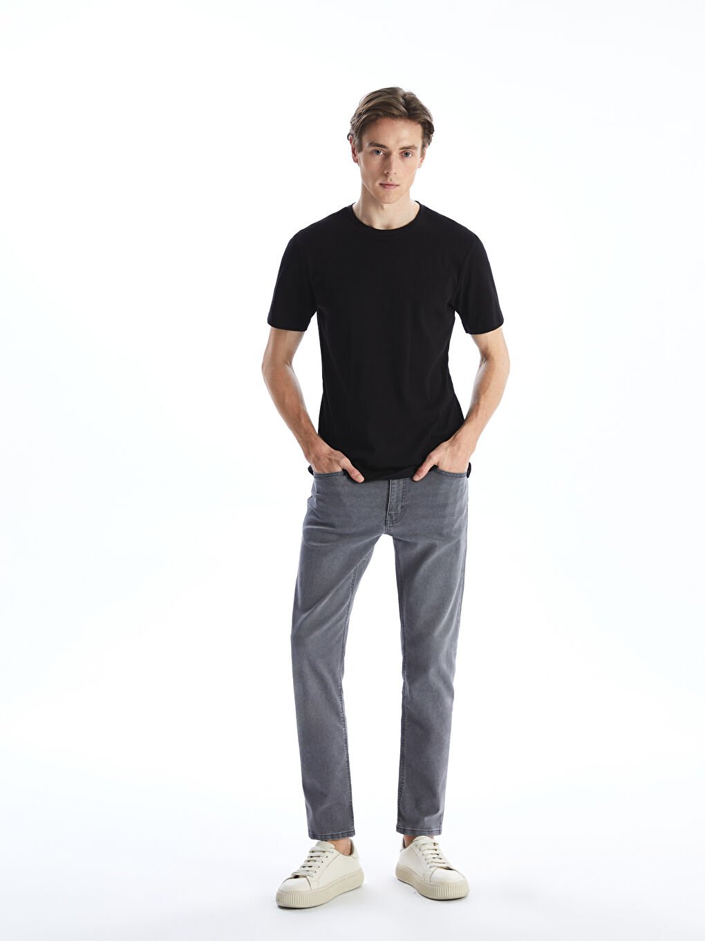 Crew Neck Short Sleeve Men's T-Shirt -S59443Z8-CVL