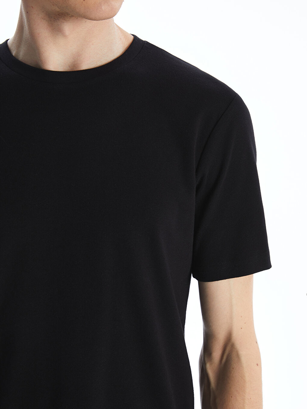 Crew Neck Short Sleeve Men's T-Shirt -S59443Z8-CVL