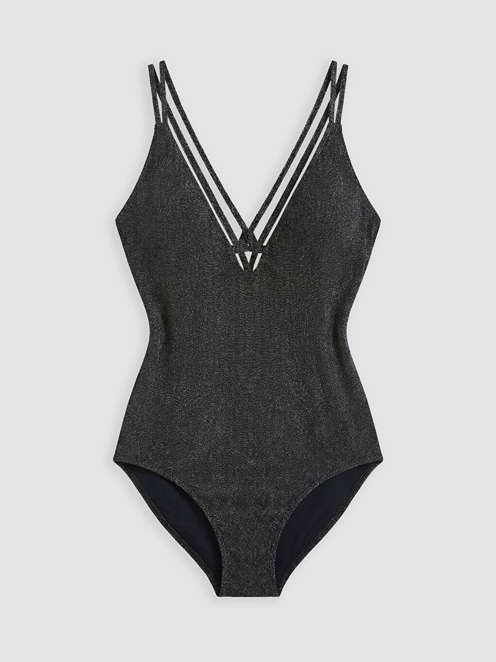 مايوه لامع بحشو قابل للإزالة للسيدات