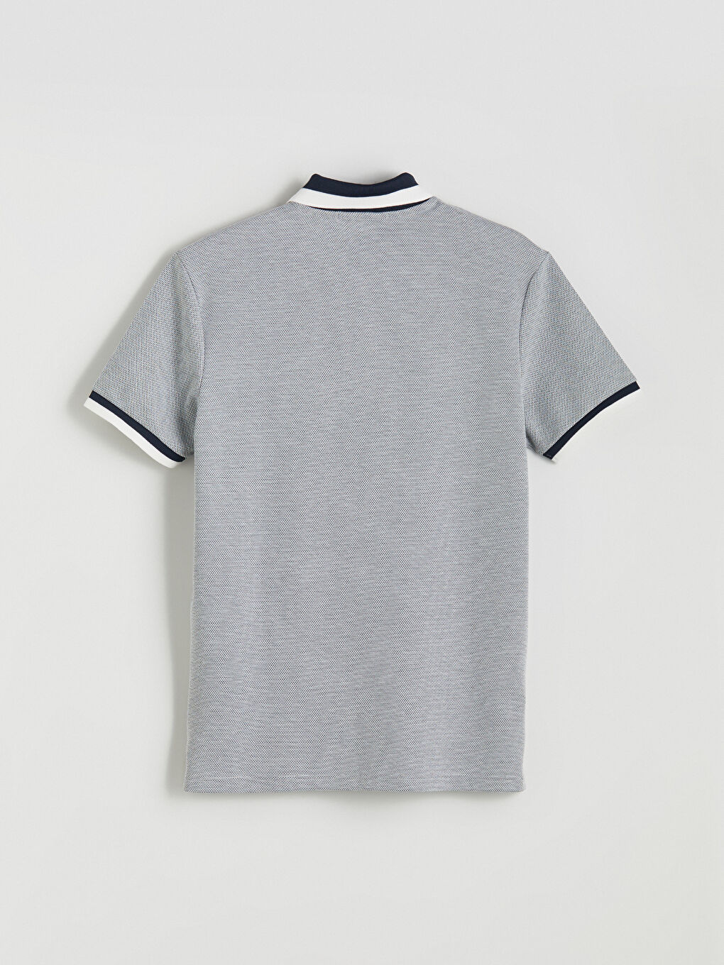 Polo Neck Short Sleeve Patterned Men's T-Shirt-5