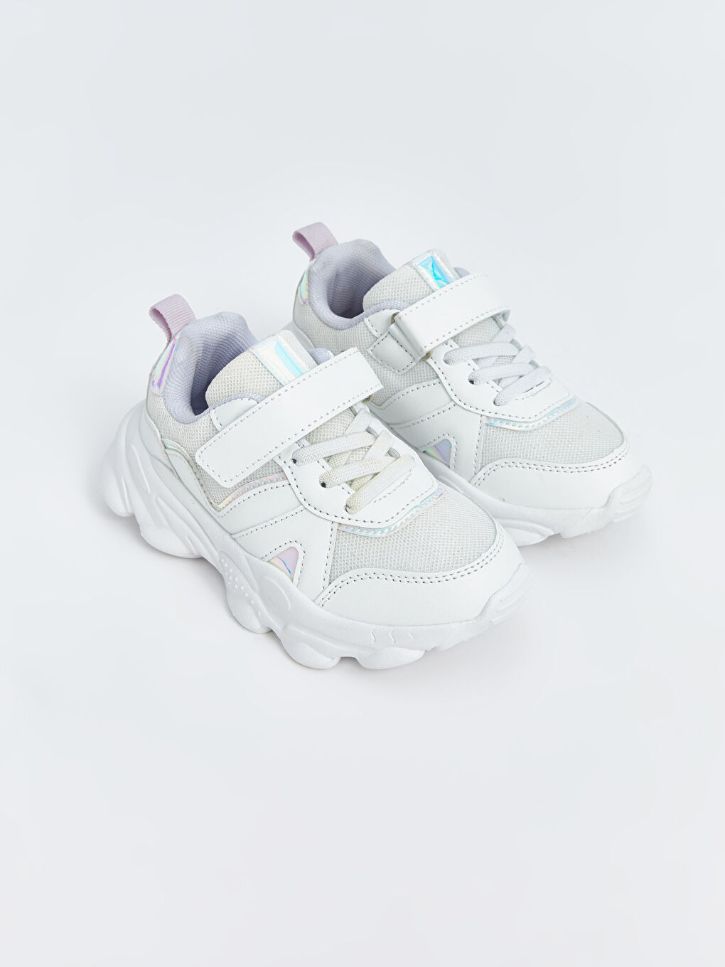 Lace-Up and Hook-and-Loop Girls' Sneakers -S59473Z4-Q6K