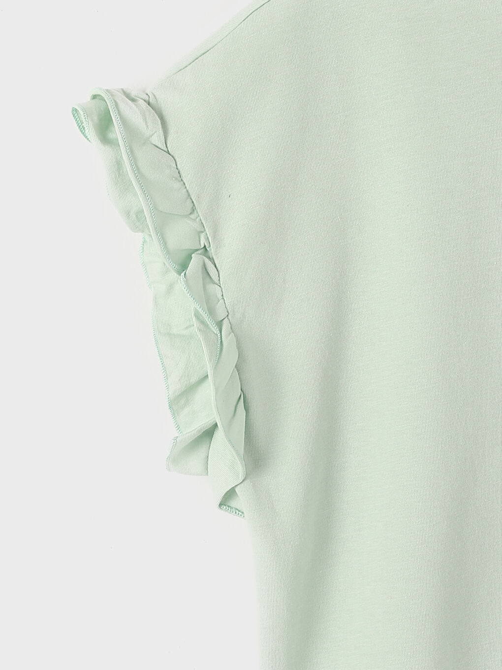 Flower Printed Crew Neck Short Sleeve T-Shirt-2